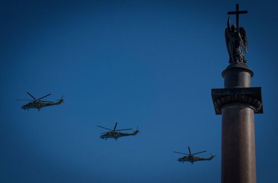 Celebration of 150th anniversary of Western Military District in St. Petersburg