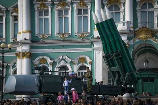 Celebration of 150th anniversary of Western Military District in St. Petersburg