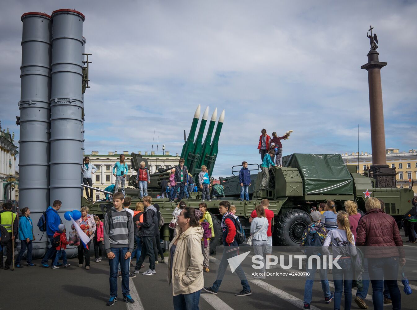 Celebration of 150th anniversary of Western Military District in St. Petersburg