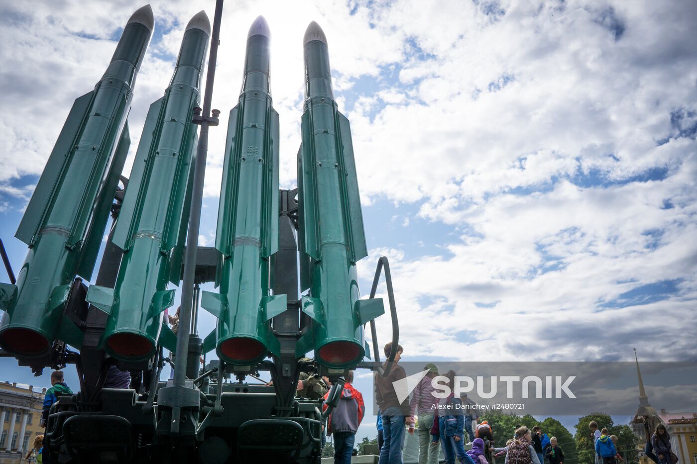 Celebration of 150th anniversary of Western Military District in St. Petersburg
