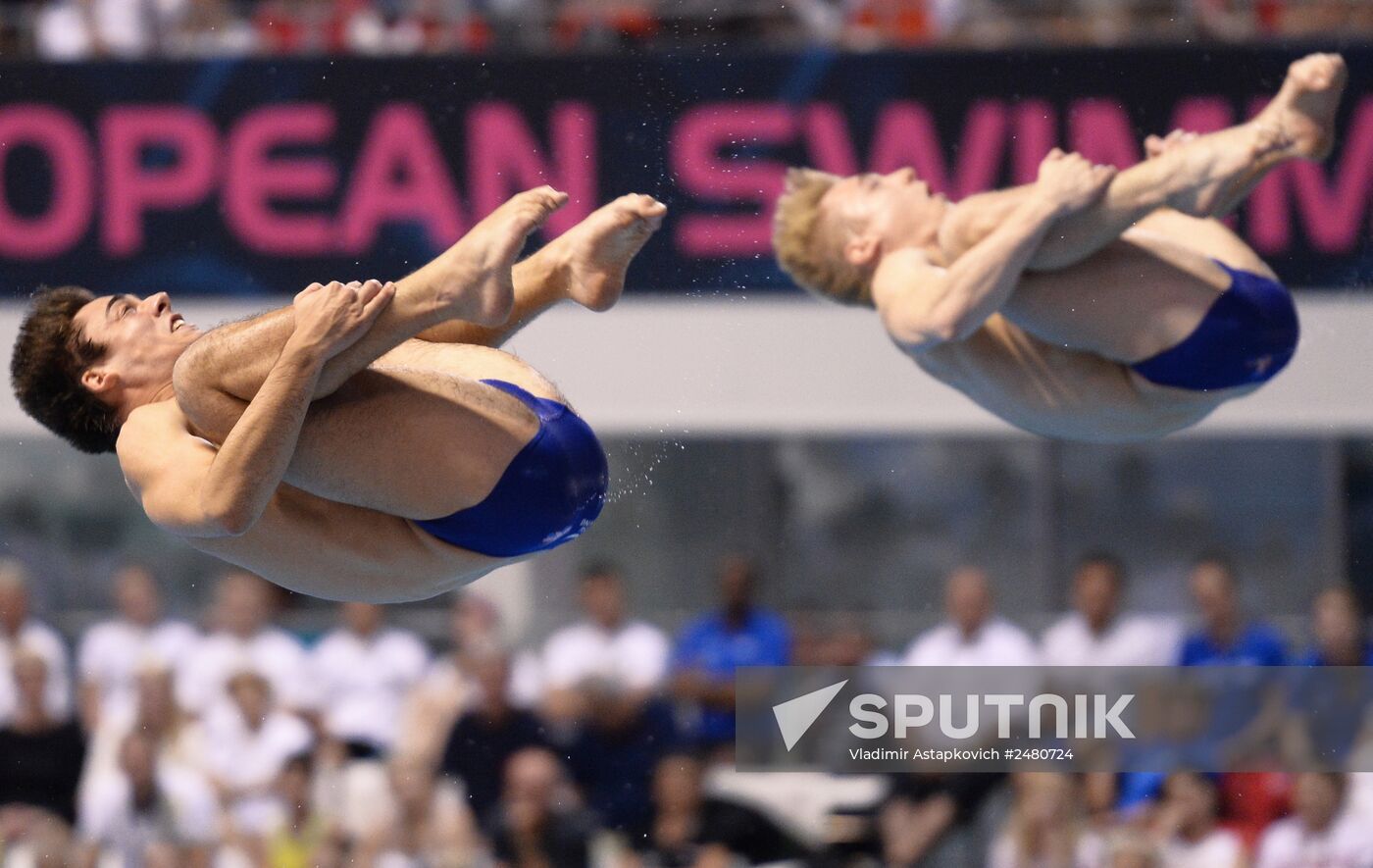 European Swimming Championships. Day ten