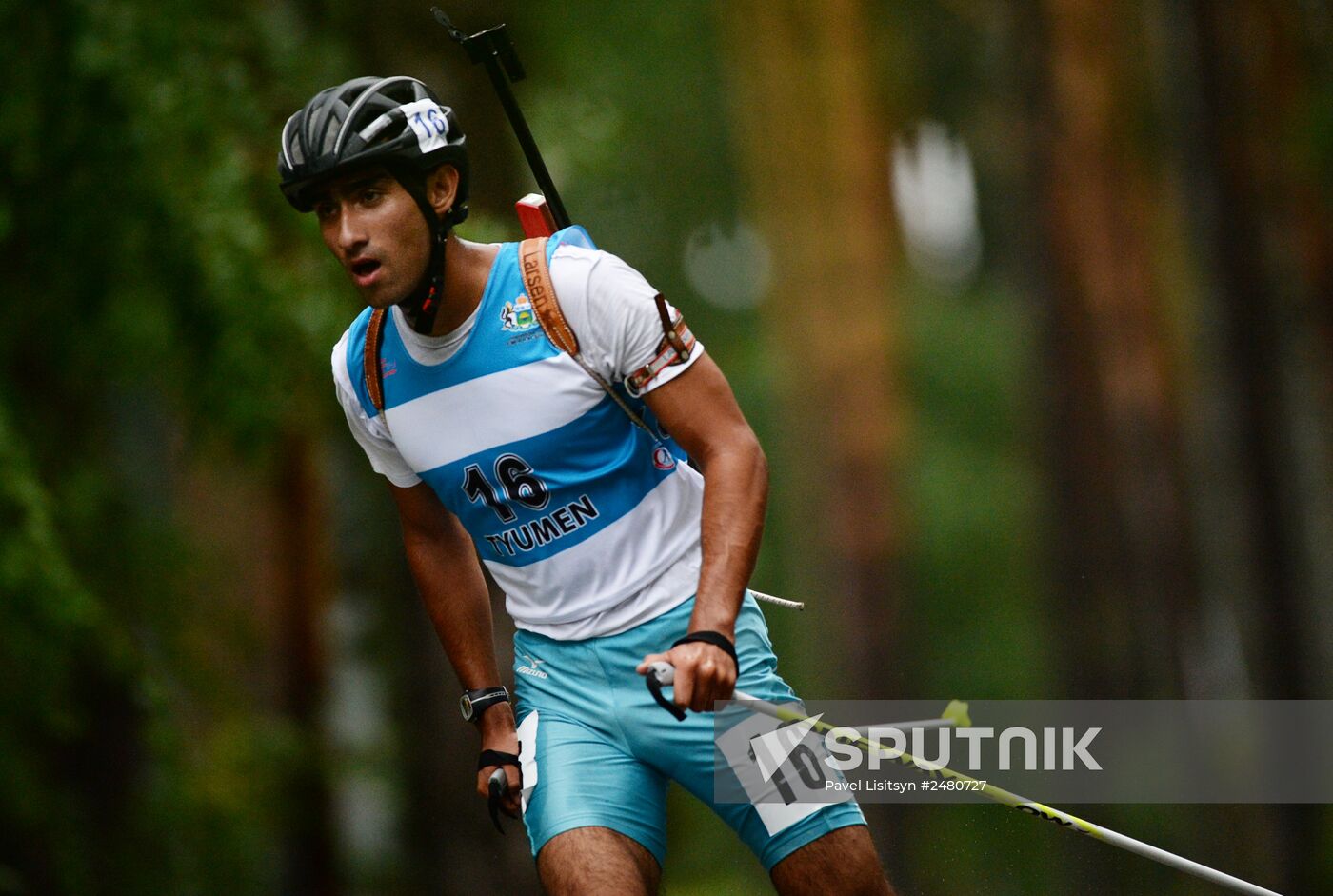 Summer biathlon. World Championships. Juniors. Sprint
