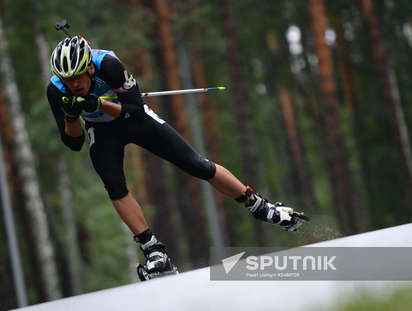 Summer biathlon. World Championships. Juniors. Sprint