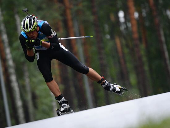 Summer biathlon. World Championships. Juniors. Sprint