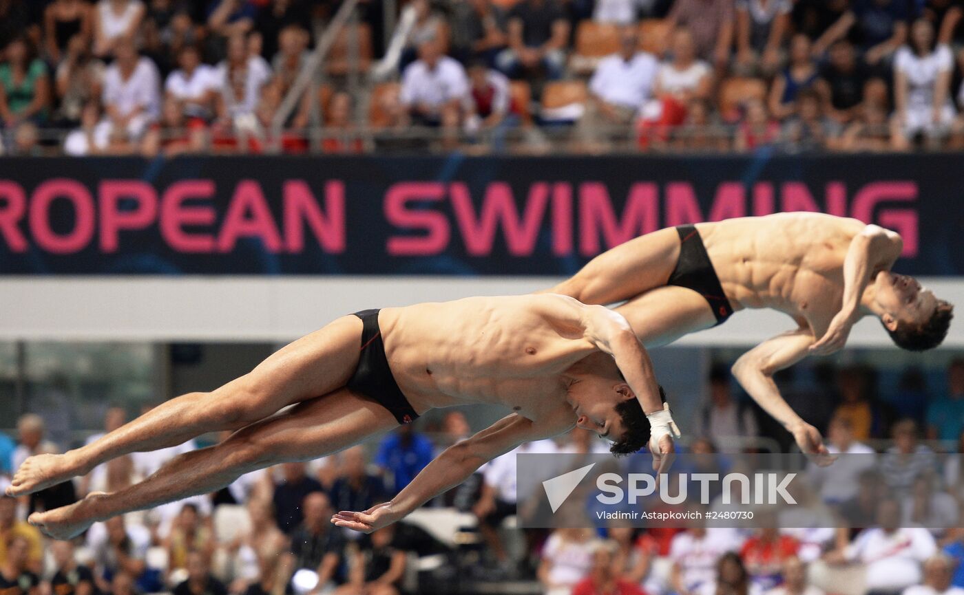 European Swimming Championships. Day ten