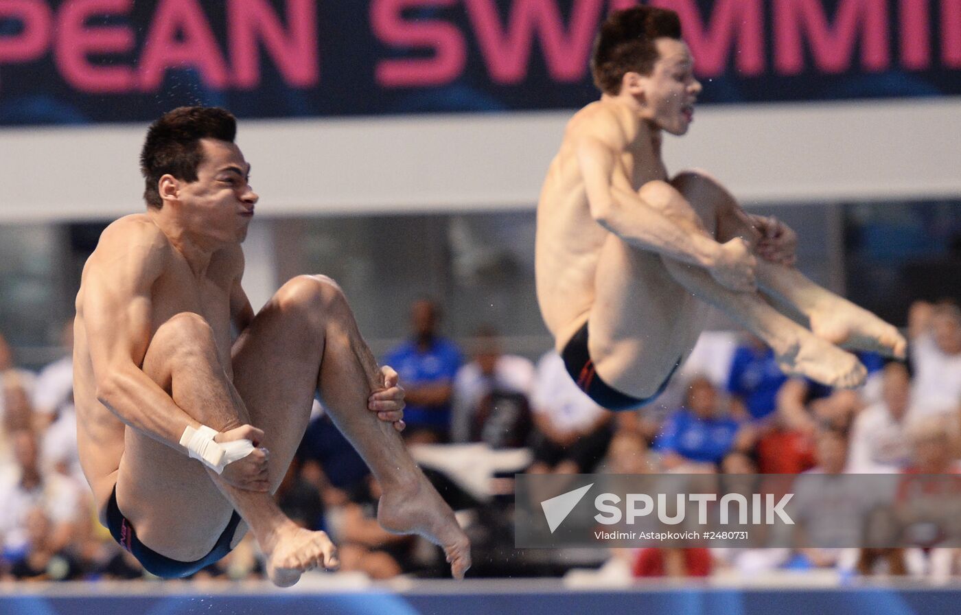 European Swimming Championships. Day ten