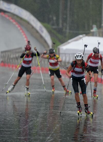 Summer biathlon. World Championships. Juniors. Sprint