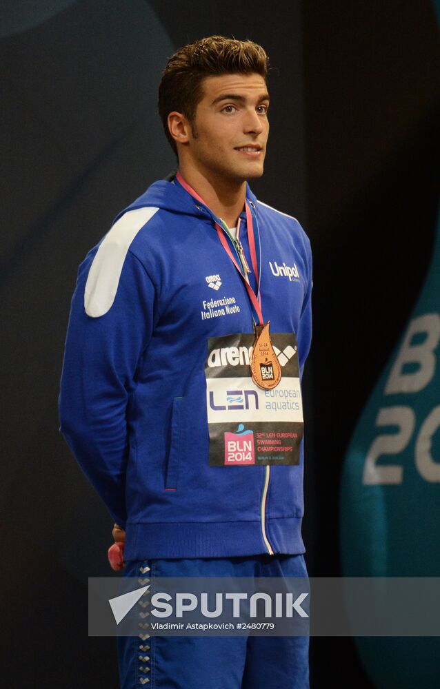 European Swimming Championships. Day ten
