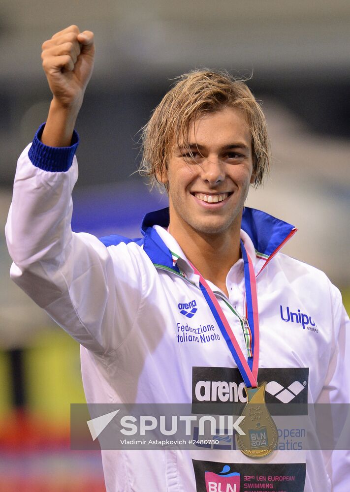 European Swimming Championships. Day ten