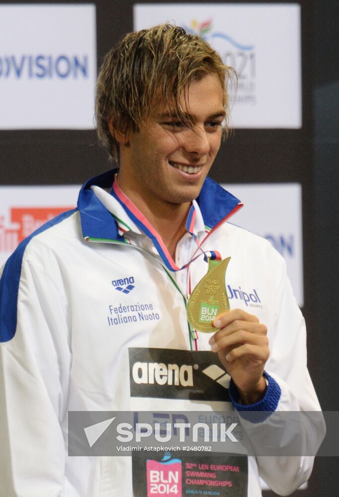 European Swimming Championships. Day ten