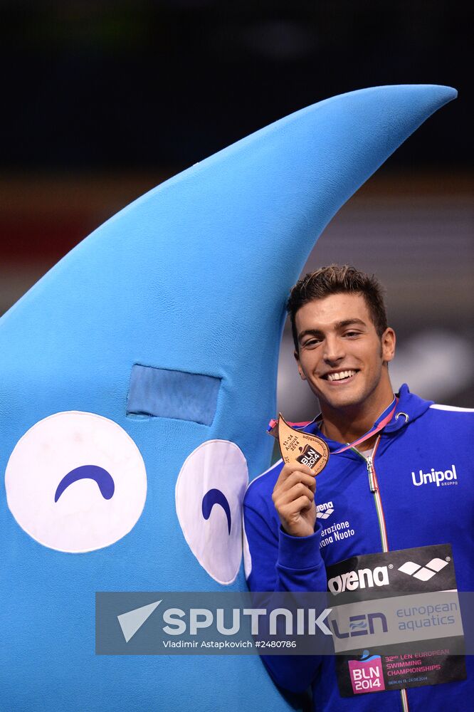 European Swimming Championships. Day ten