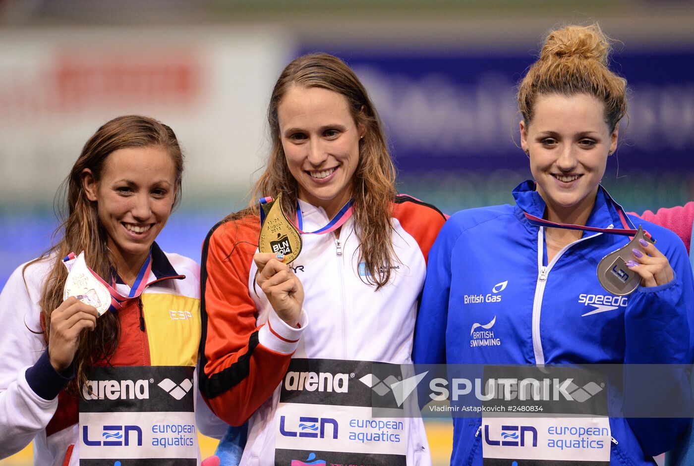 European Swimming Championships. Day ten