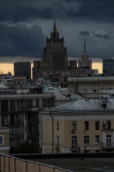 View of Russian Ministry of Foreign Affairs building