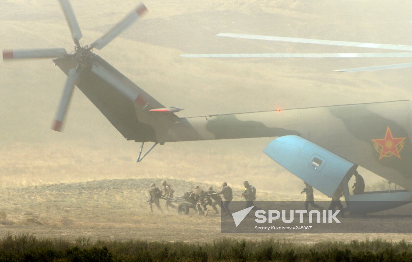 Interaction-2014 exercises by Collective Rapid Reaction Force at Spassk