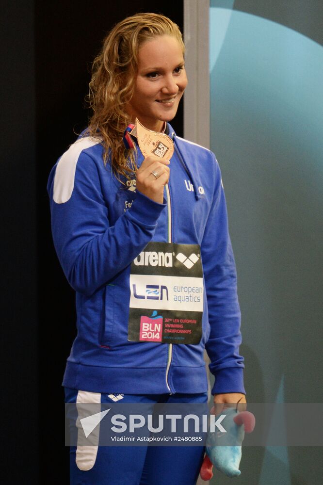 European Swimming Championships. Day ten