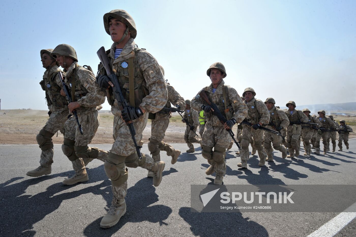 Interaction-2014 exercises by Collective Rapid Reaction Force at Spassk