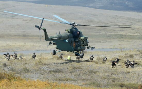 Interaction-2014 exercises by Collective Rapid Reaction Force at Spassk
