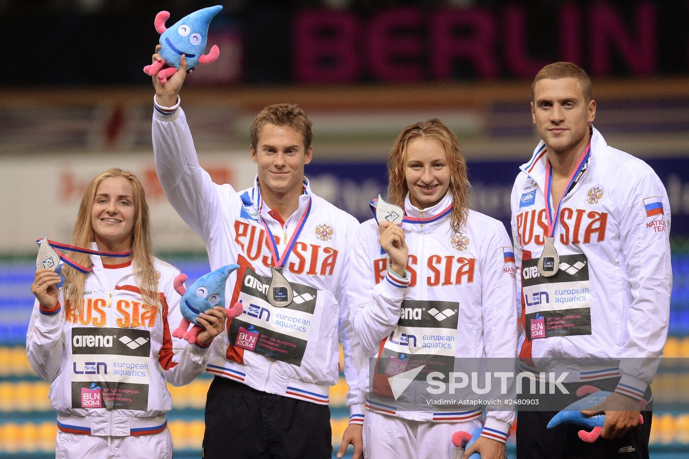European Swimming Championships. Day ten