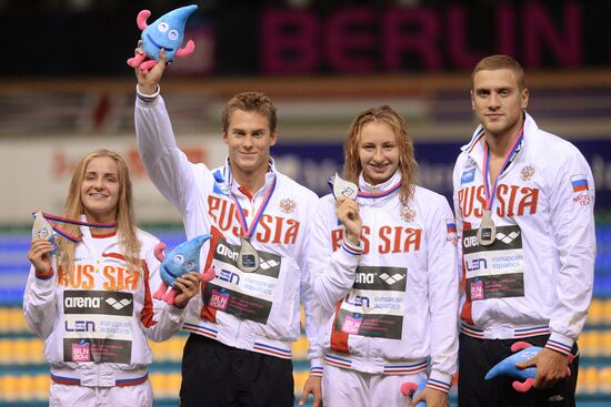European Swimming Championships. Day ten