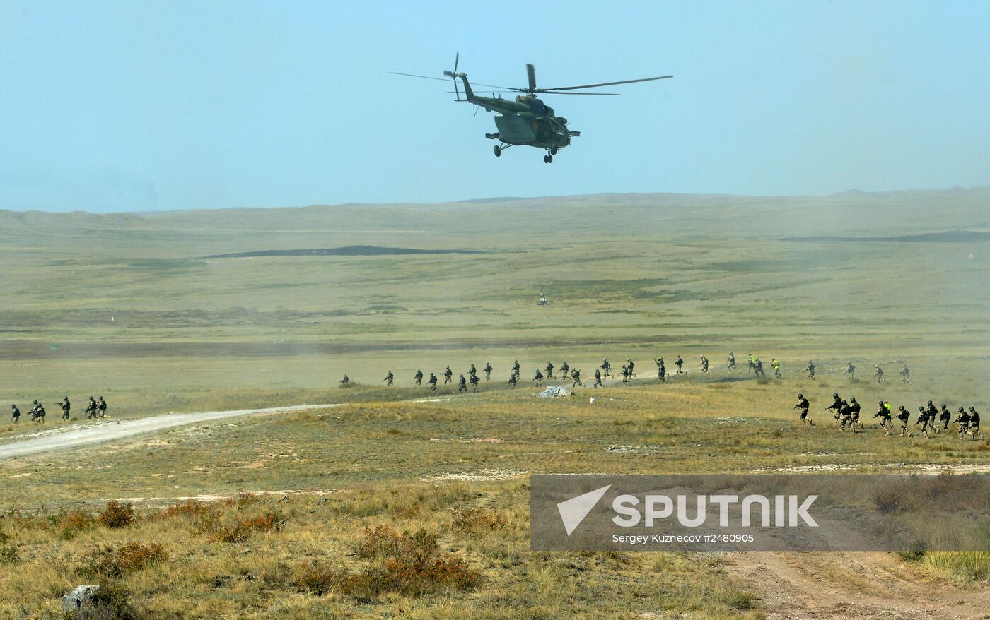 Interaction-2014 exercises by Collective Rapid Reaction Force at Spassk
