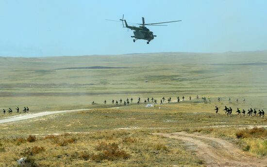 Interaction-2014 exercises by Collective Rapid Reaction Force at Spassk