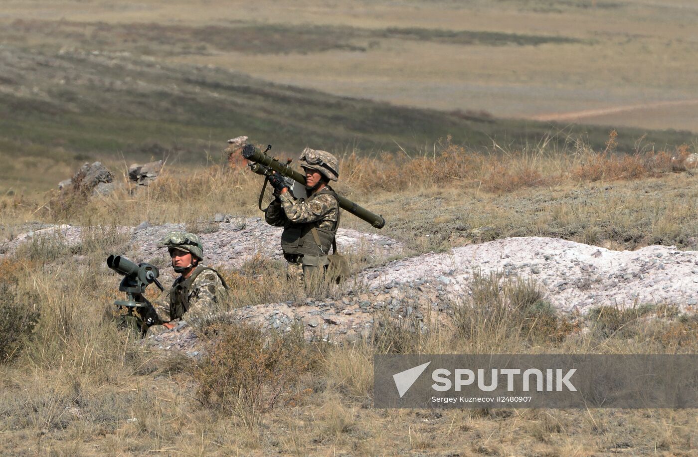 Interaction-2014 exercises by Collective Rapid Reaction Force at Spassk