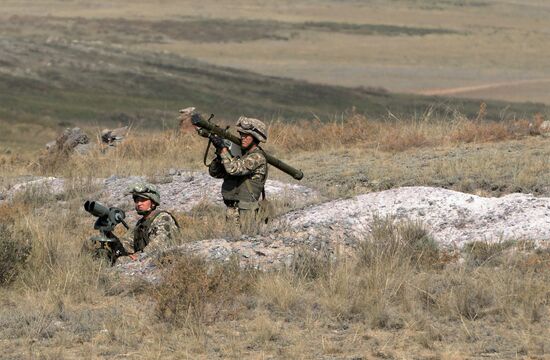 Interaction-2014 exercises by Collective Rapid Reaction Force at Spassk