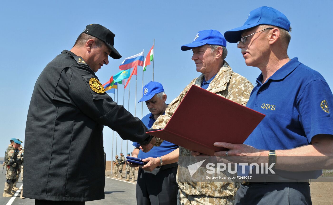 Interaction-2014 exercises by Collective Rapid Reaction Force at Spassk