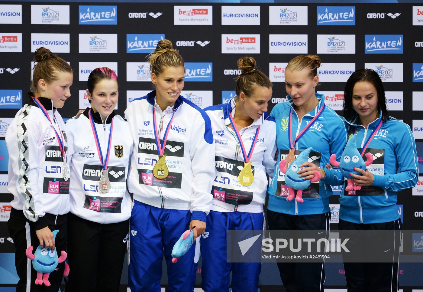 European Swimming Championships. Day eleven