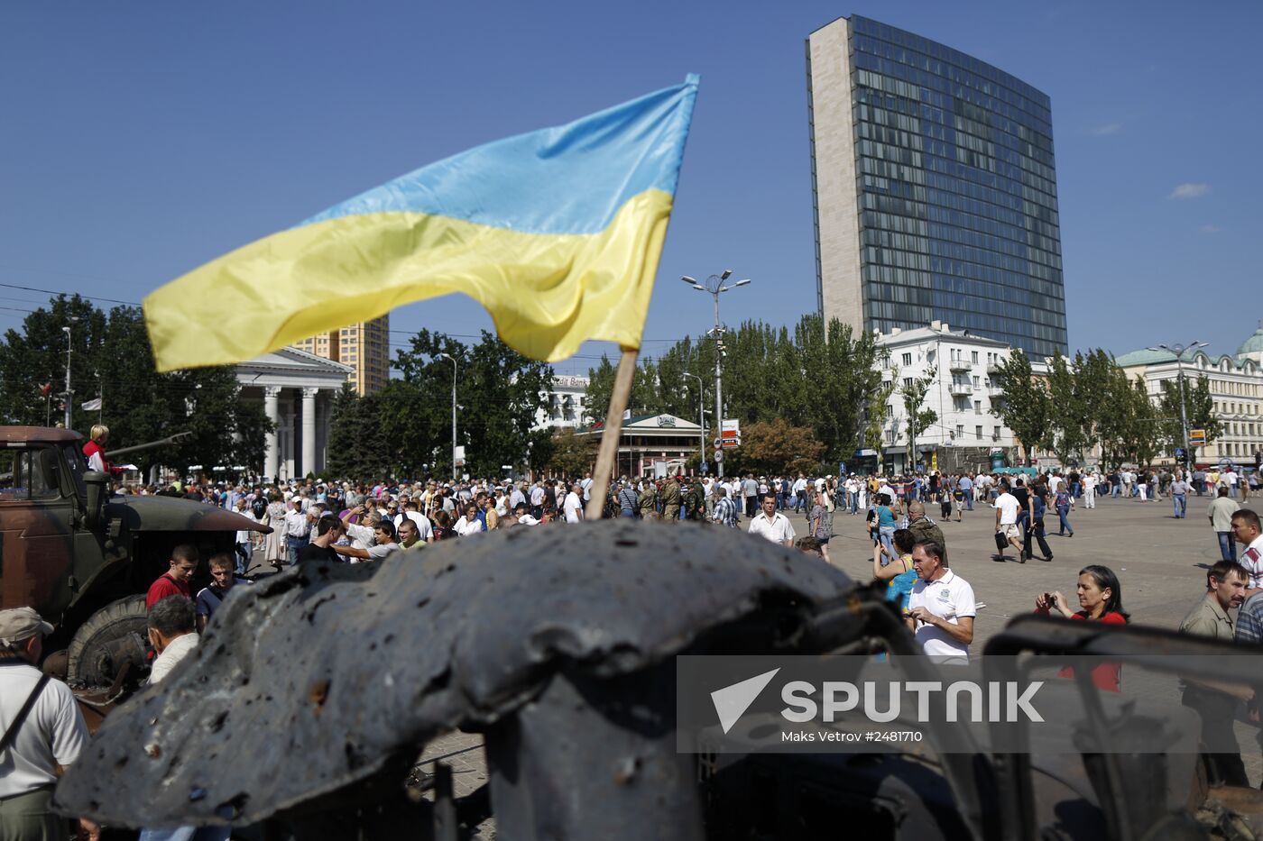 Event held in Donetsk on Ukraine's Independence Day