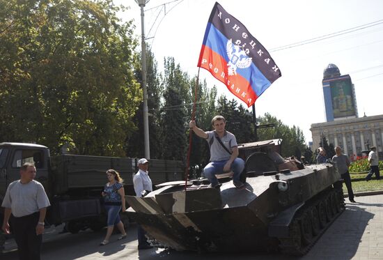 Event held in Donetsk on Ukraine's Independence Day