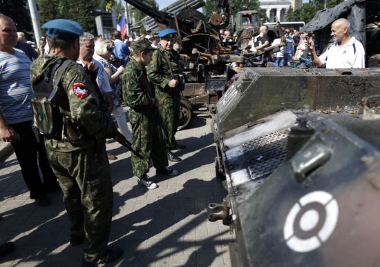 Event held in Donetsk on Ukraine's Independence Day