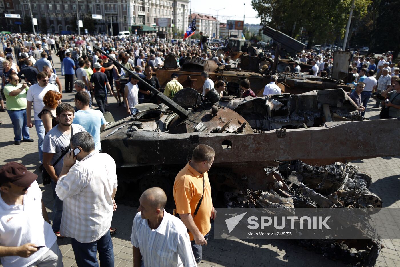 Event held in Donetsk on Ukraine's Independence Day