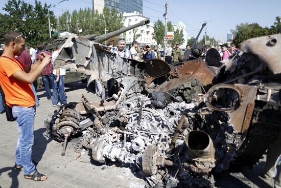 Event held in Donetsk on Ukraine's Independence Day