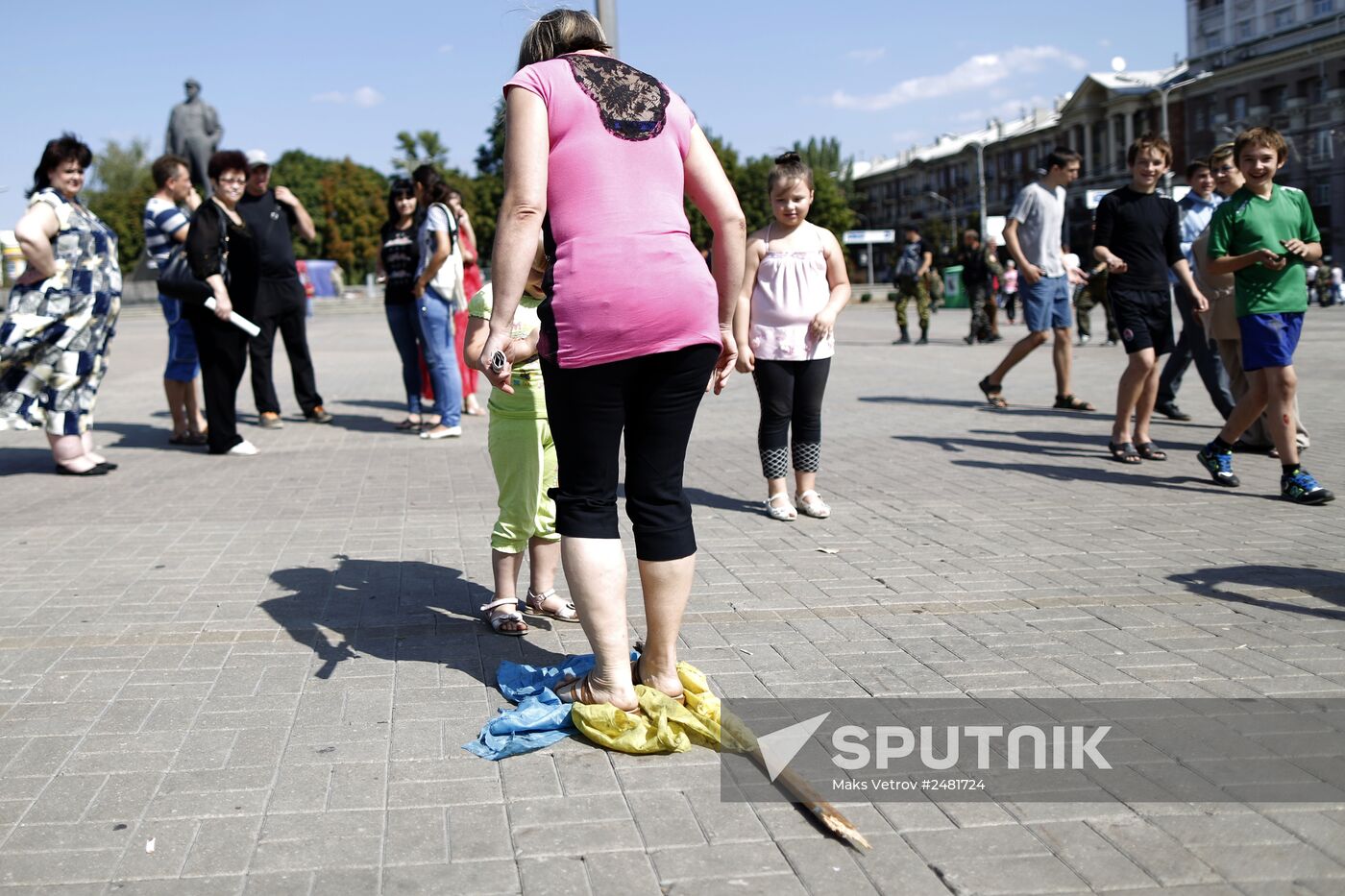 Event held in Donetsk on Ukraine's Independence Day