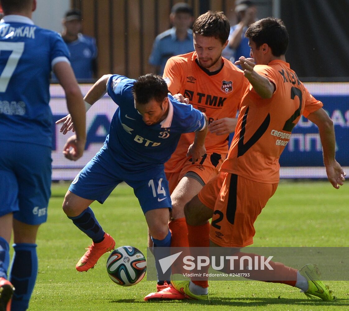 Russian Football Premier League. Dynamo vs. Ural