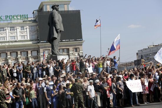 Event held in Donetsk on Ukraine's Independence Day