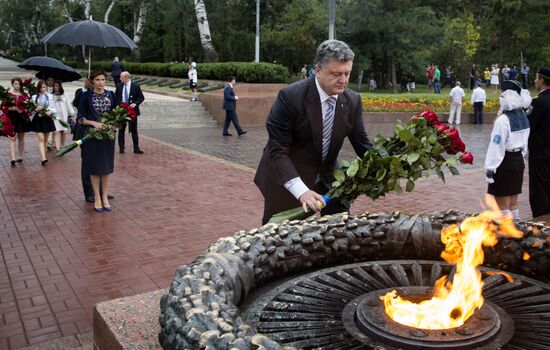 Petro Poroshenko arives in Odessa to congratulate its residents on Ukraine's Independence Day