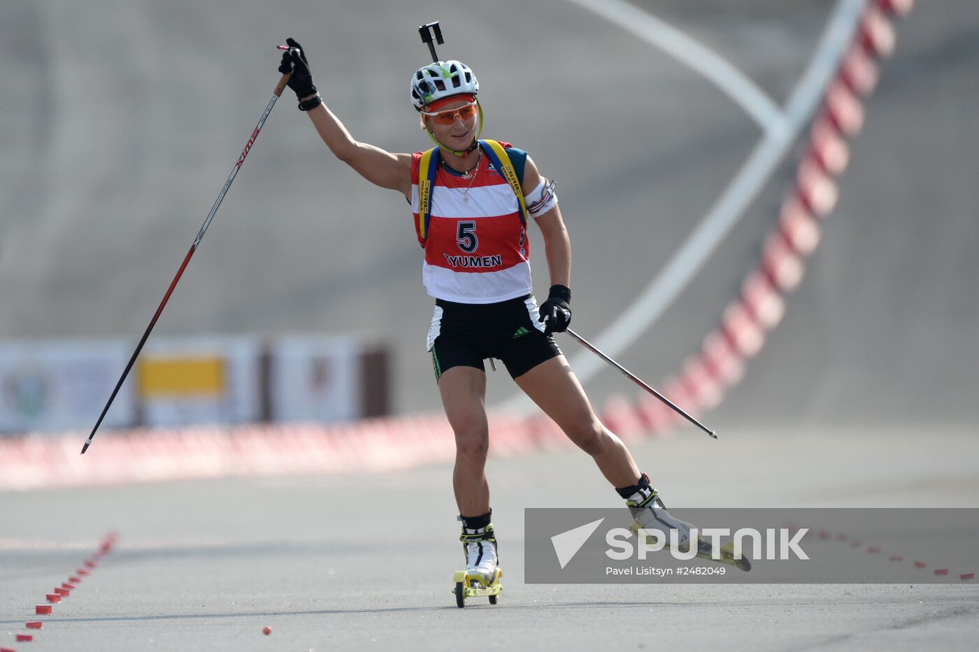 Summer biathlon. World Championships. Women's pursuit race