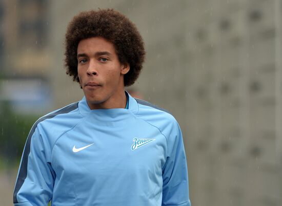 FC Zenit holds training session before Champions League match against Belgium's Standard