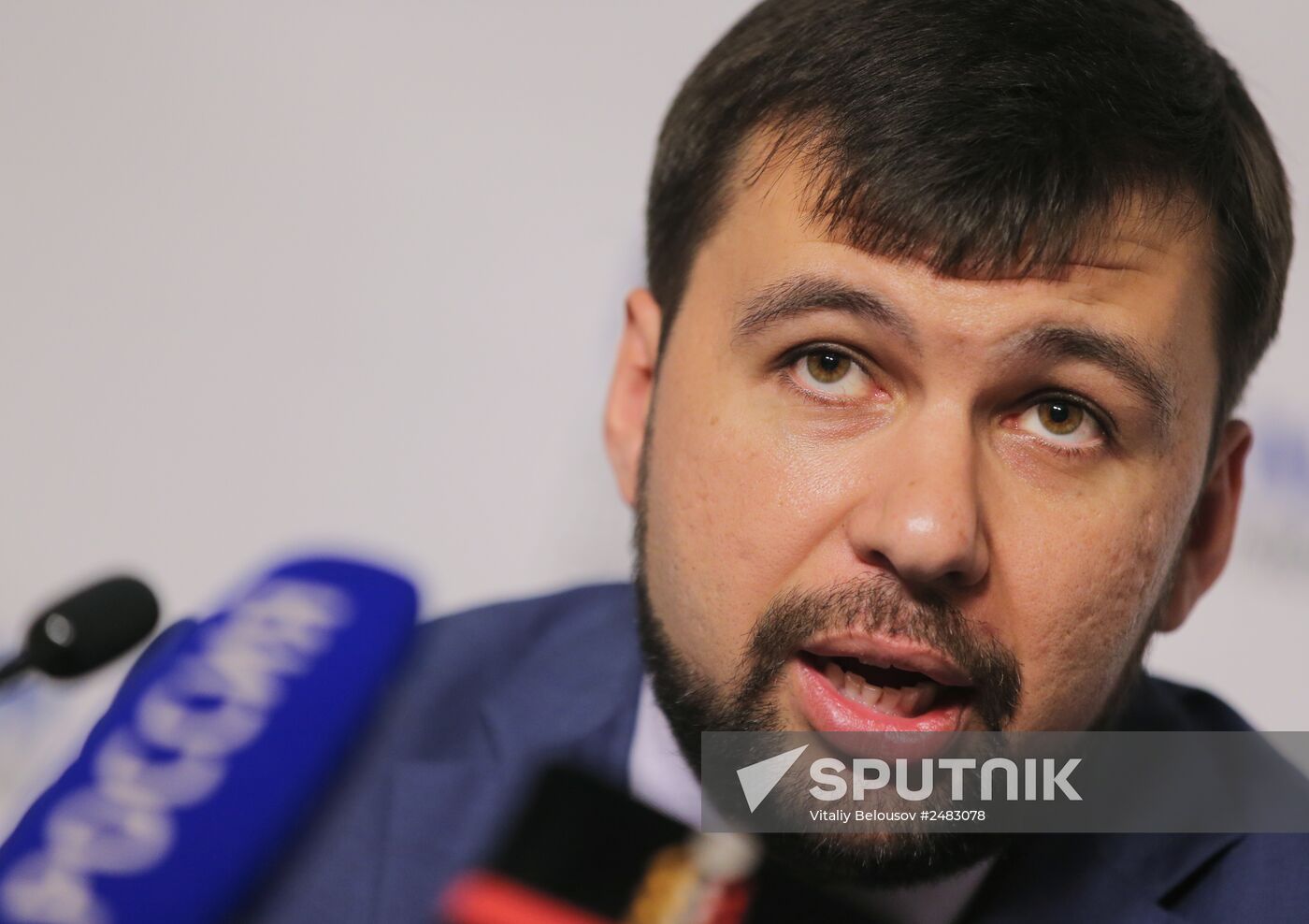 News conference with Denis Pushilin