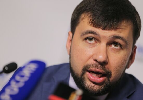 News conference with Denis Pushilin