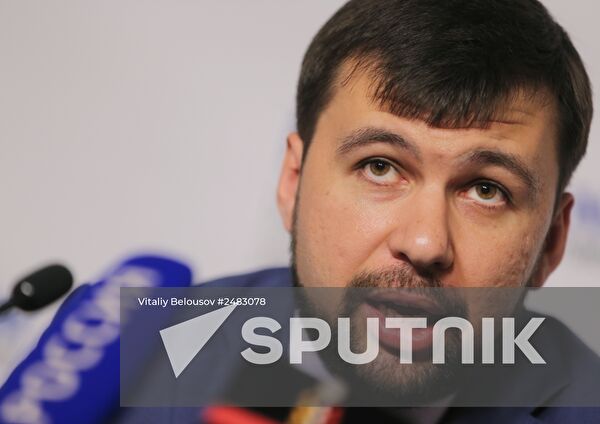 News conference with Denis Pushilin