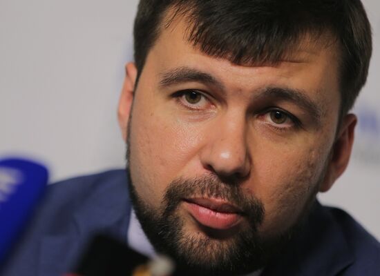 News conference with Denis Pushilin