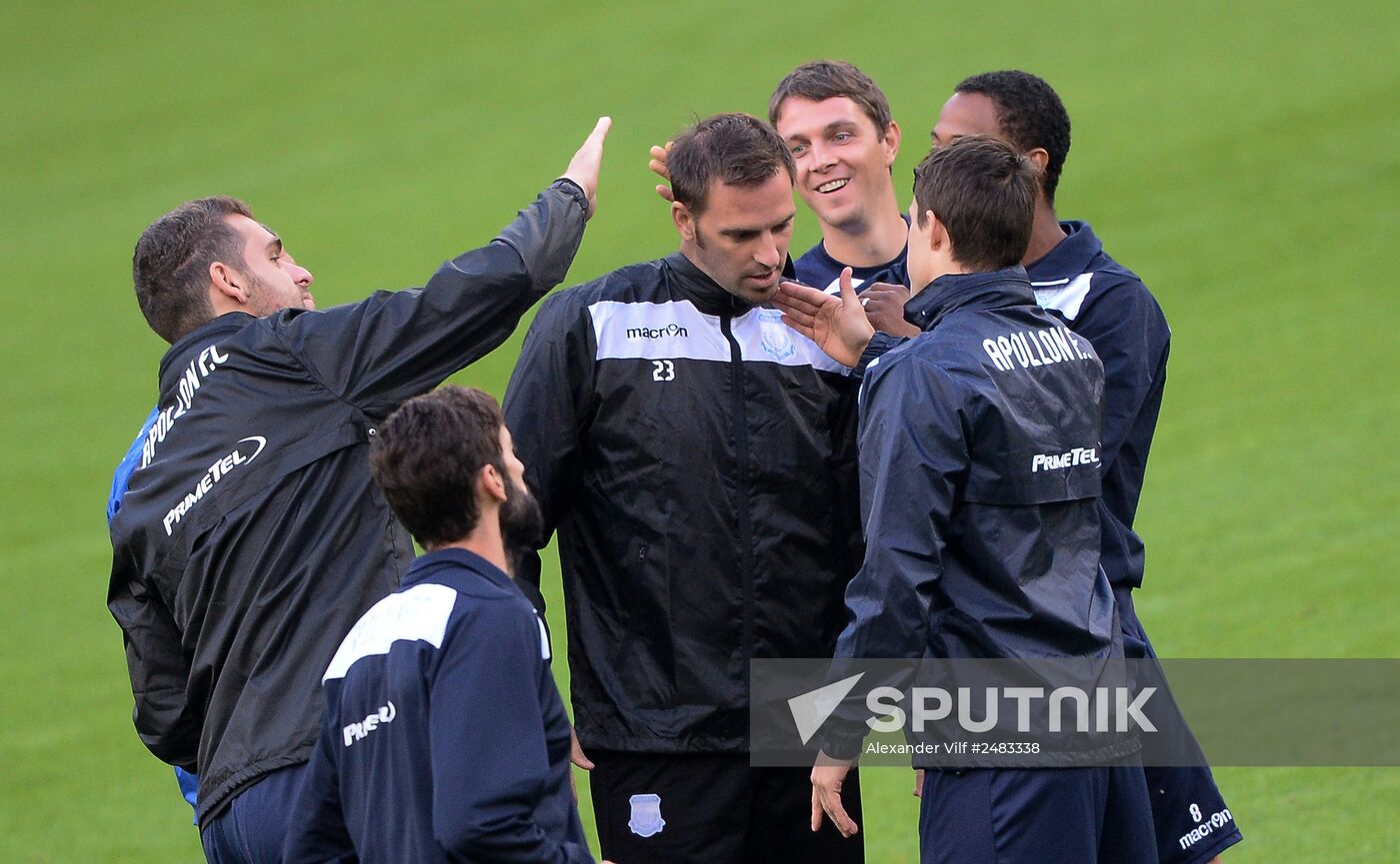 FC Apollon Limassol holds training session
