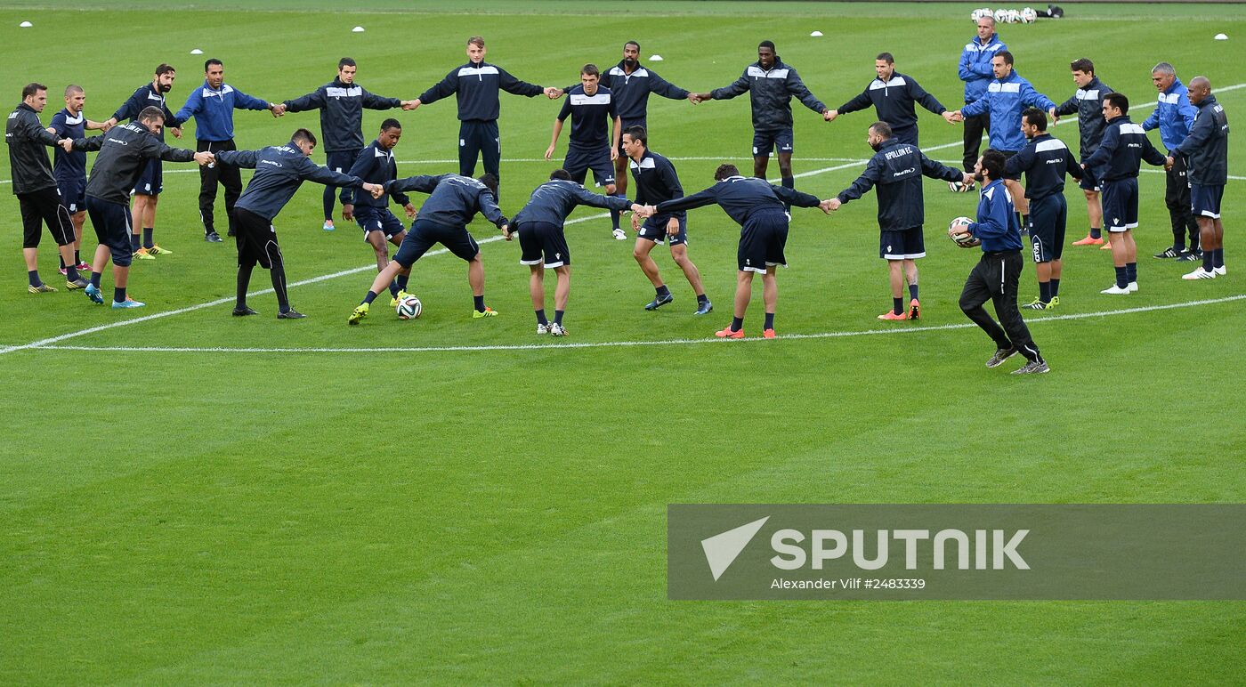 FC Apollon Limassol holds training session
