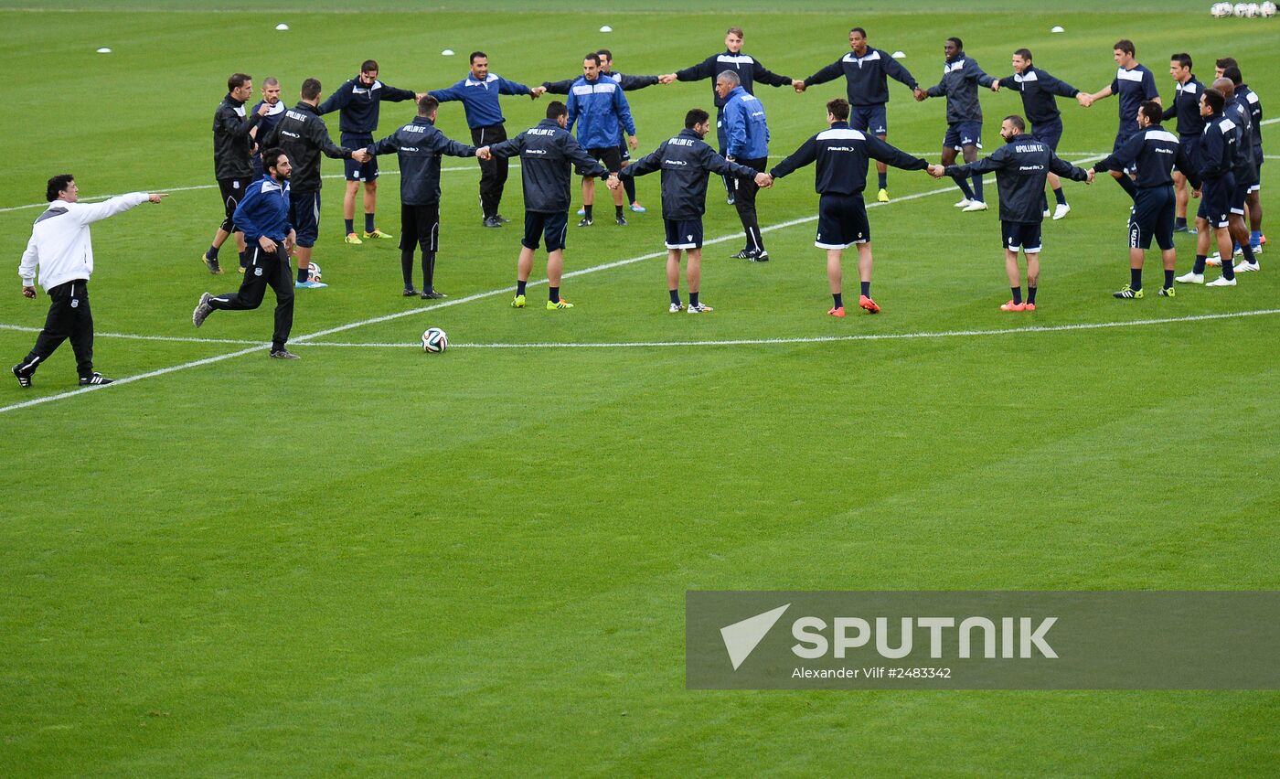 FC Apollon Limassol holds training session