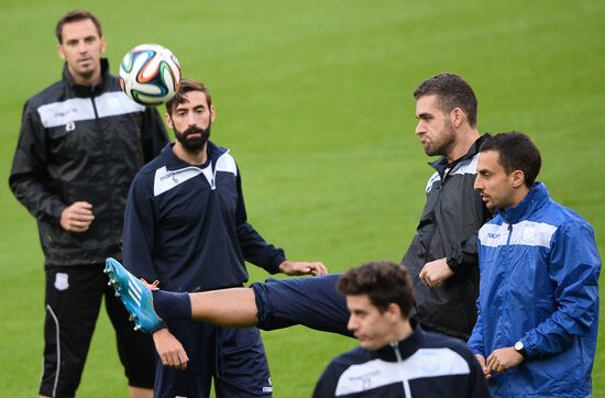 FC Apollon Limassol holds training session