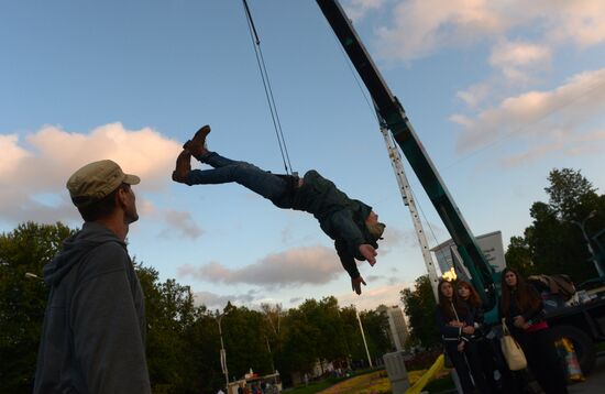 Celebrating Russian Cinema Day in Sokolniki Park