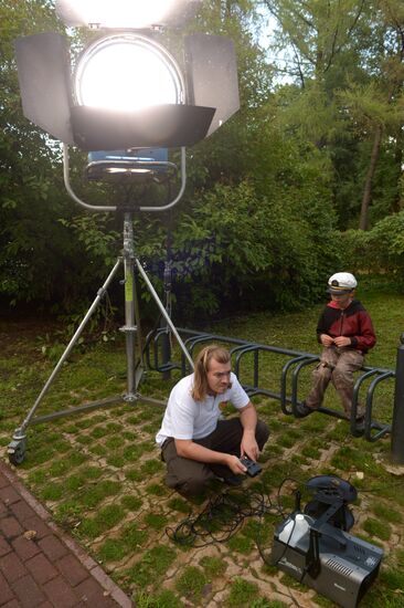 Celebrating Russian Cinema Day in Sokolniki Park